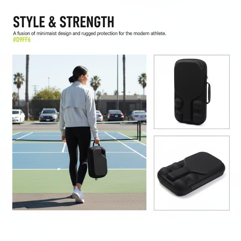 Pickleball Paddle - Pickleball-Schlägertasche für 2 Schläger und 4