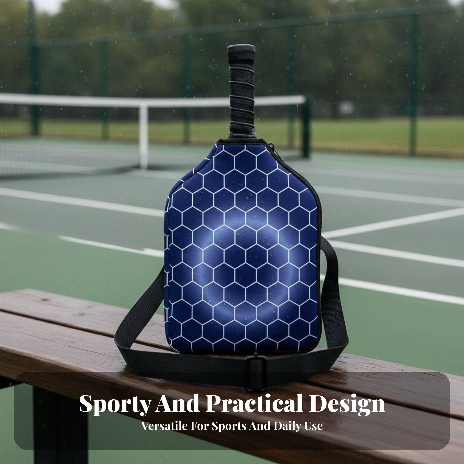 Pickleball Paddle - Sportliche Neopren-Pickleball-Schlägerhülle Tragetasche für Pickleball-Zubehör Paddeltasche
