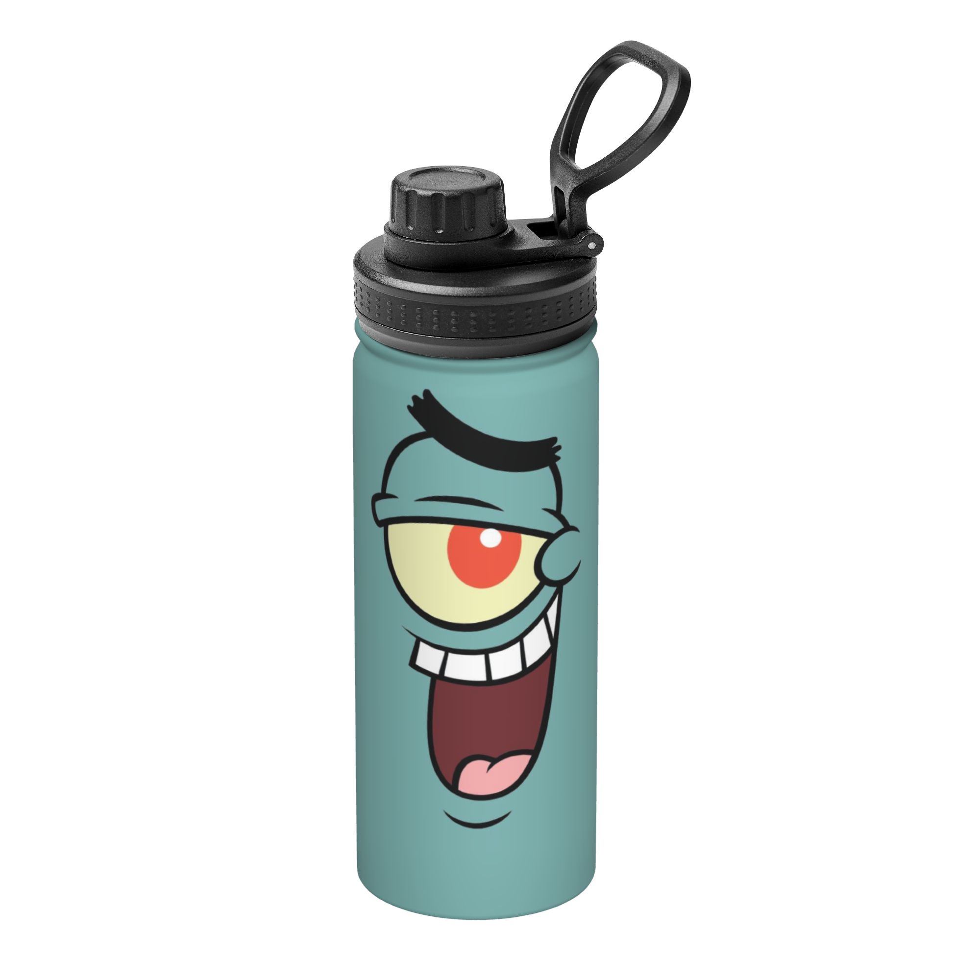 Sports Water Bottle Insulated - Spongebob Cartoon 18OZ Sport-Isolierflasche Thermobecher Edelstahl