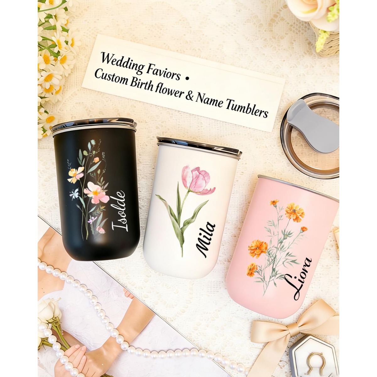 Sports Water Bottle Insulated - Personalisierte Edelstahl-Autotasse, isolierte Wasserflasche, Kaffeebecher, Geschenk
