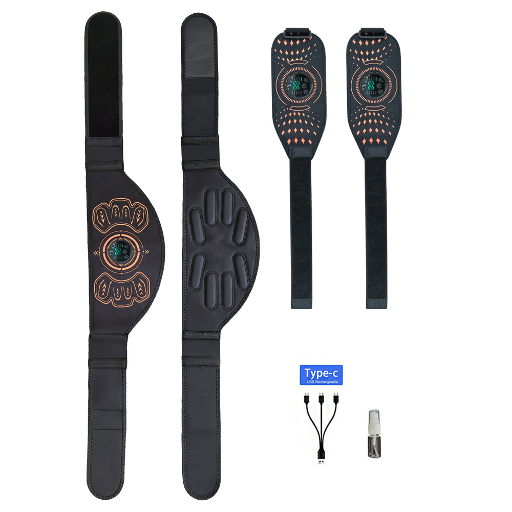 Sports Equipment Wholesale - Intelligenter Fitnessgürtel, Muskeltrainer, Bauchtrainer, USB-Ladegerät, Körpermassagegerät,