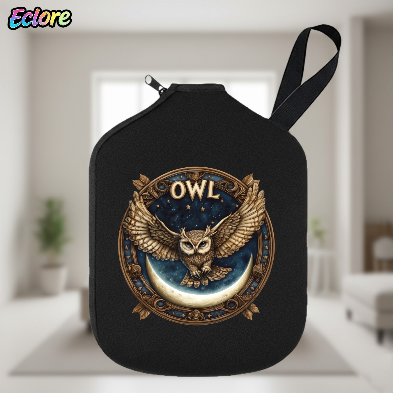 Pickleball Paddle - Vintage Owl Magic Starry Night Pickleball-Schlägerhülle,