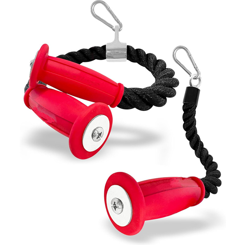 Sports Equipment Wholesale - Ergonomische Trizeps-Seile, rutschfeste Kabelbefestigung, Fitnessstudio oder
