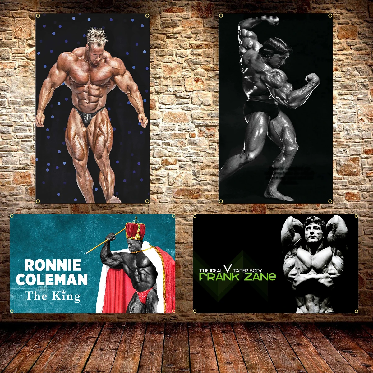 Sports Equipment Poster - 90x150cm Bodybuilding Gym Flagge Boxen Fitness
