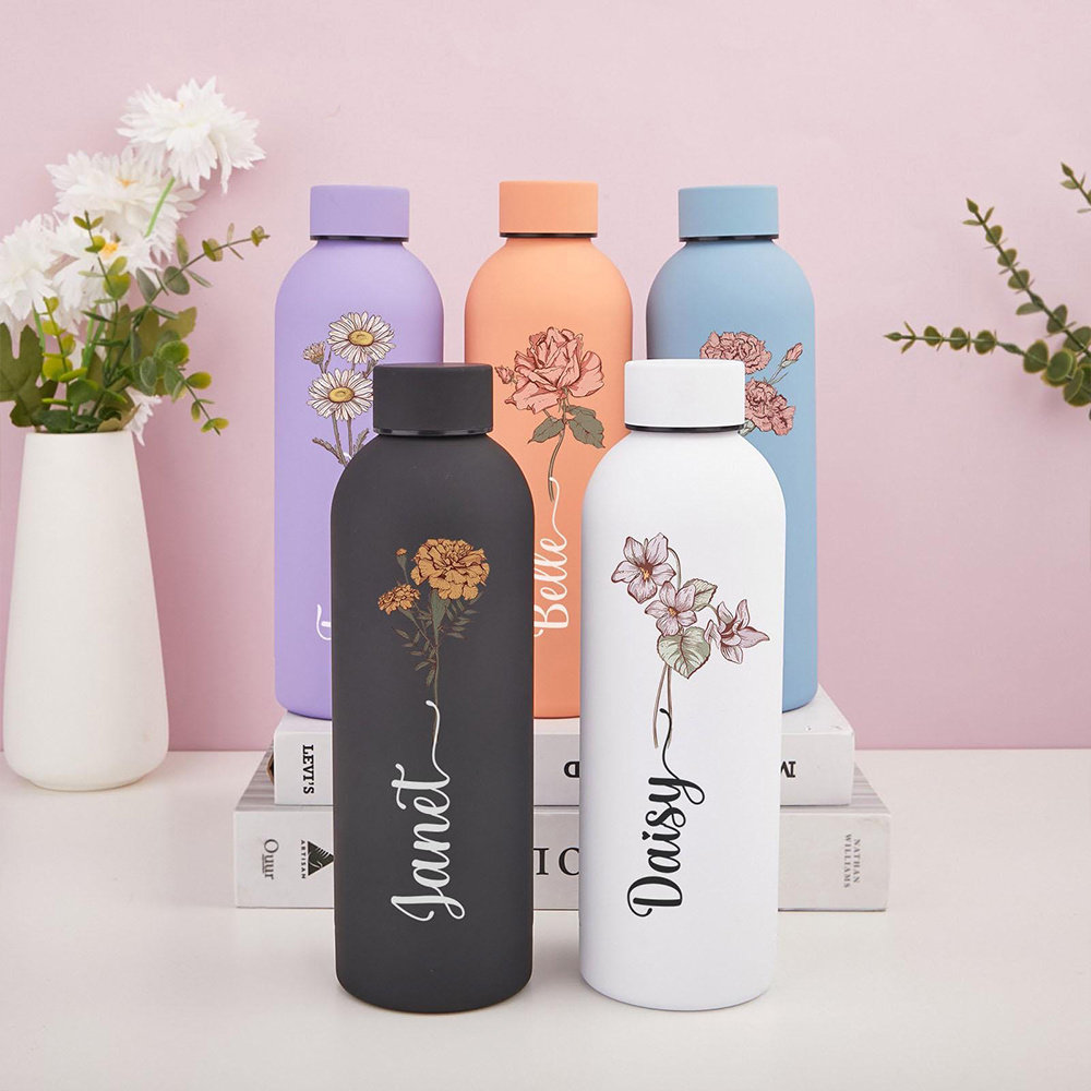 Personalisierte Blumen-Wasserf – Sports Water Bottle Insulated Bewertung und Preis