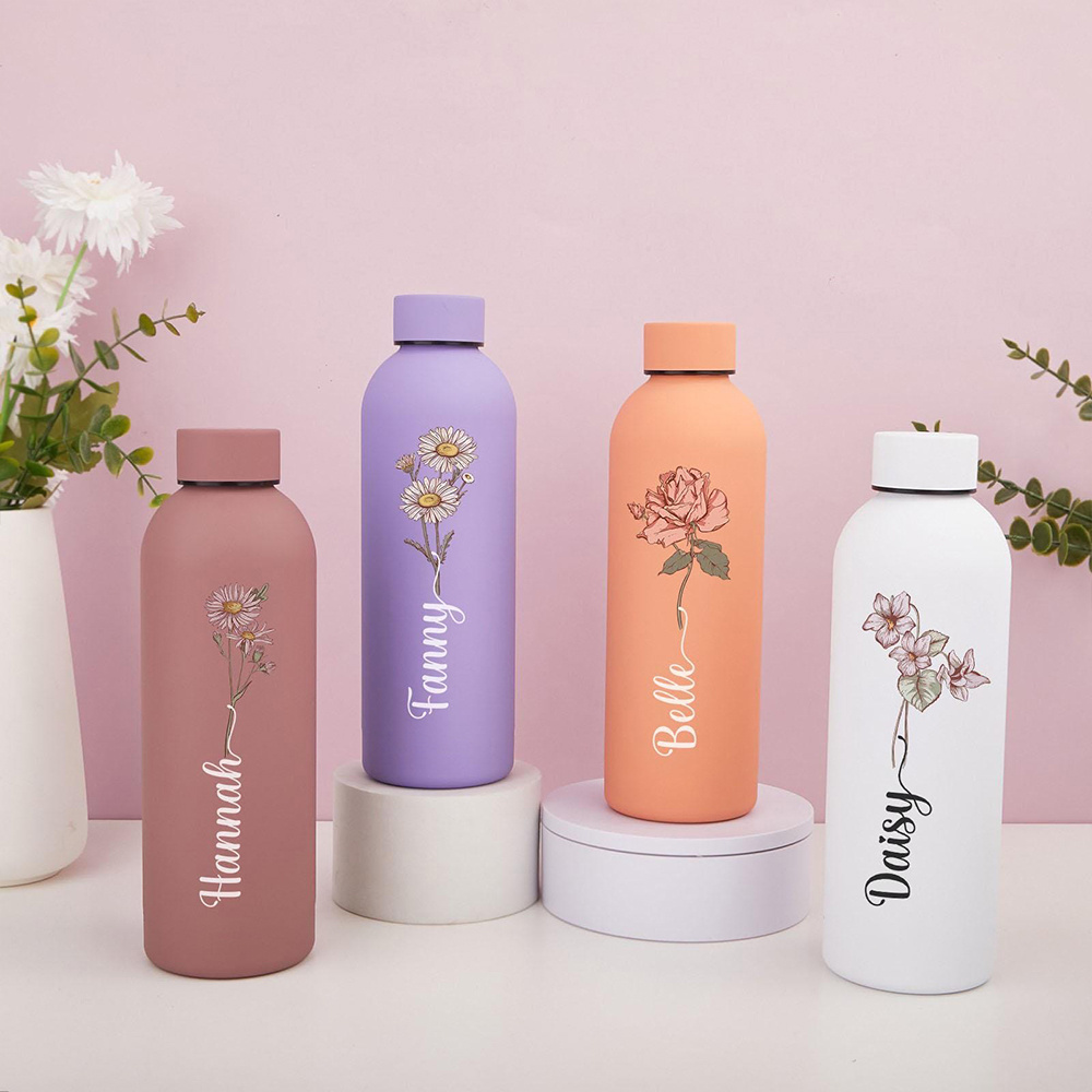 Personalisierte Blumen-Wasserf – Sports Water Bottle Insulated Bewertung und Preis