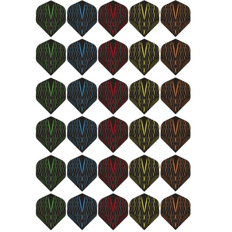 30pcs/Pack Feder Heckflügel Fl – Sports Equipment In Flight Bewertung und Preis
