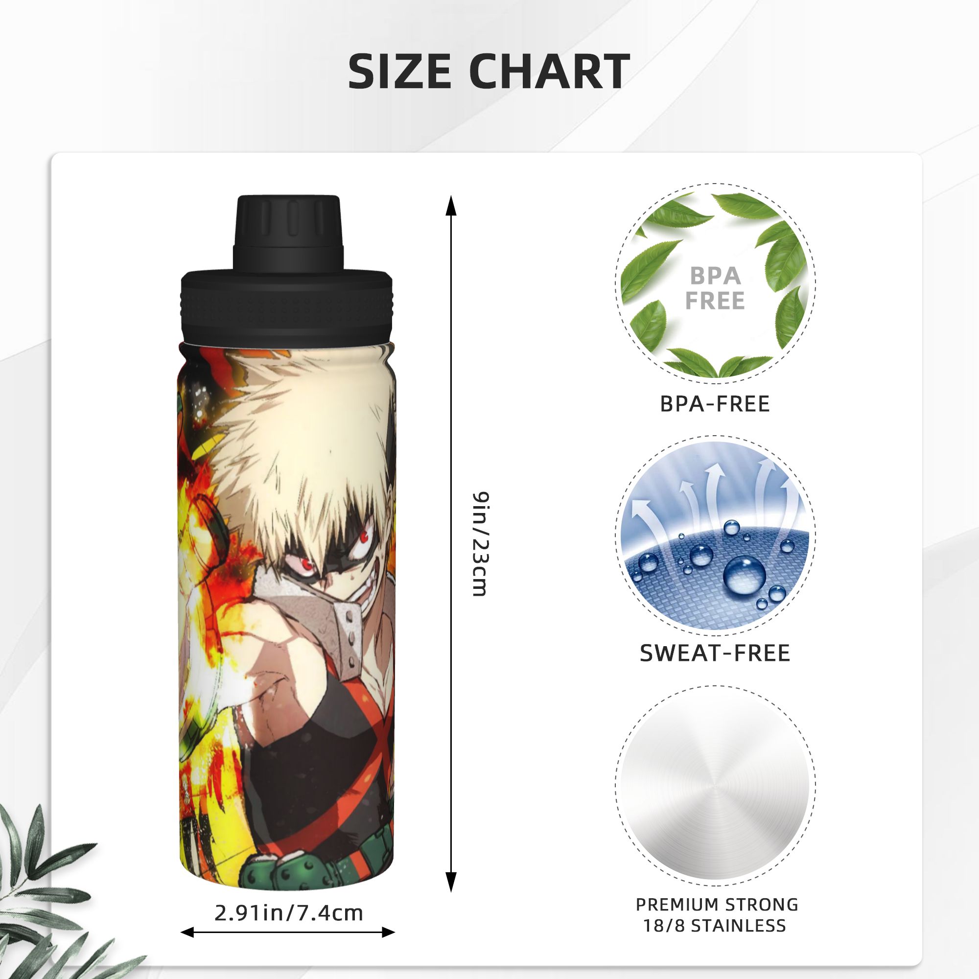 My Hero Academia Anime 18OZ Sp – Sports Water Bottle Insulated Bewertung und Preis